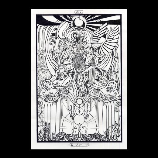 XIV Alchemy Tarot